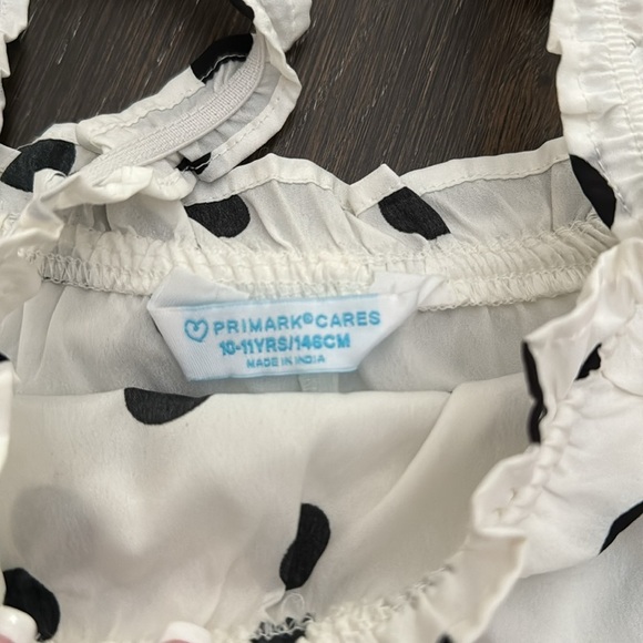 Primark Youth girls 10-11yrs polka dot top - Picture 3 of 3
